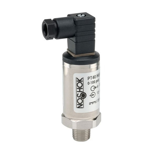 NOSHOK PT40 Series High Accuracy Fixed Range Pressure Transmitter PT40-100PSIG-2-2-8-7, 0 to 100psig, ±0.125% of span, 0 Vdc to 5 Vdc, 3-wire, 1/2 NPT male, DIN form C