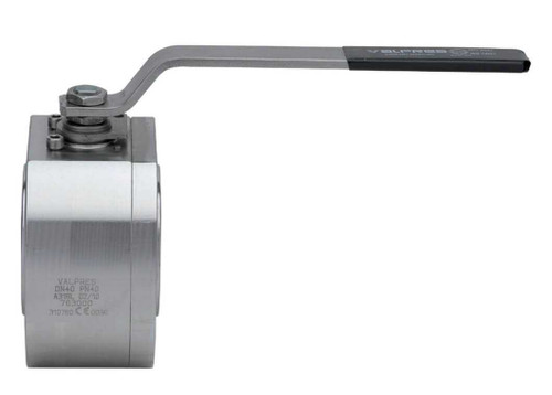 4" Bonomi 763100 - Ball Valve, Wafer Style, Stainless Steel, Full Port, Manually Operated