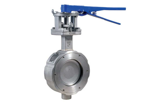 5" Bonomi 9300 - Butterfly Valve, High Performance, Wafer Style, Stainless Steel, Manually Operated