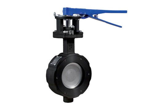 10" Bonomi 8300 - Carbon Steel, Manually Operated, Wafer Style, Butterfly Valve