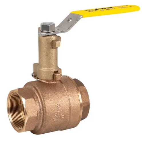 3/4" Jomar Valve T-200CSS-EH, 2 Piece, Full Port, NPT Threaded, Bronze, Stainless Steel Ball & Stem, Stem Extension, 600 WOG Ball Valve