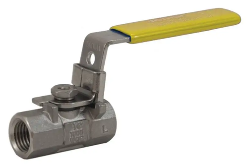 Jomar Valve T-SS-1000 Series, 1 Piece / 2 Piece, Full Port, Mini Ball Valve, Stainless Steel, FNPT x MNPT Connection, Stainless Steel Ball & Stem, 1000 WOG Ball Valve