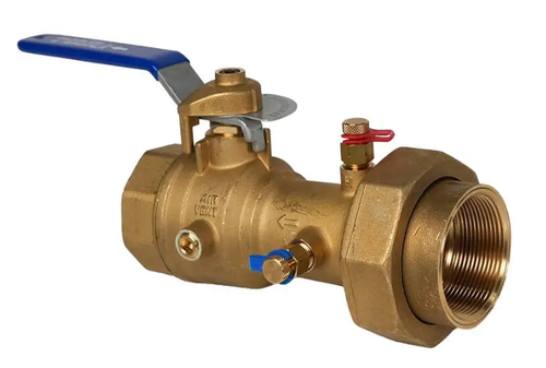 1" Jomar Valve Terminator B, Manual Balancing Valve, Quarter Turn, Fixed Orifice, Brass, NPT Threaded, 600 WOG