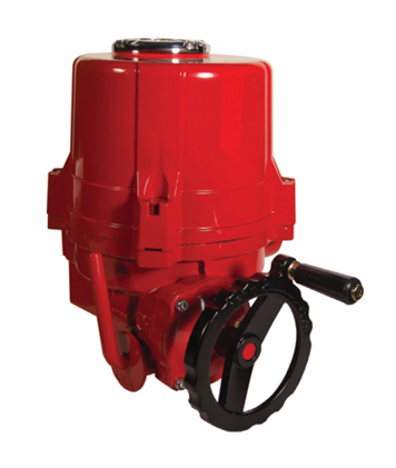 Jomar Valve AE-880-24VAC, 24VAC Electric Actuator, Double Acting, Nema 4X, Manual Override