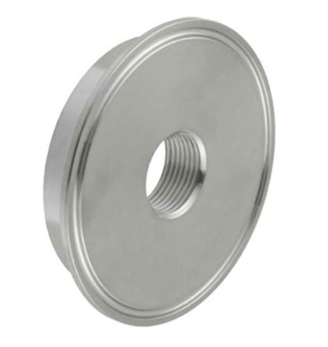 4" x 1" Sanitary Solutions SS23BMP-4x1-316L, 316L Stainless Steel Clamp Thermometer Cap