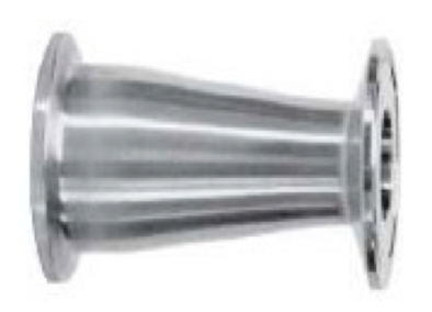 1" x 1/2" Sanitary Solutions SS31-14MP-1x0.50-316L, 316L Stainless Steel Clamp Concentric Reducer