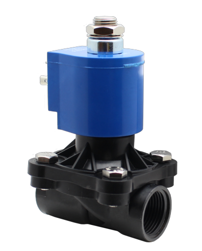GC Valves NS212GH02CPDG4- 1/2", NPT, Nylon Body, Normally Open, 2 Way, Piloted Diaphragm, EPDM Seal, 5/8" Orifice, 120 VAC, NEMA 4/4x, Solenoid Valve