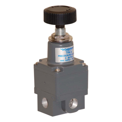 ControlAir Type 90 Series Miniature Precision Air Pressure Regulator, 429-808-013, 90-UC, 1.40 - 120 Psig (0.10 - 8.3 Bar), 1/8" British Standard Pipe