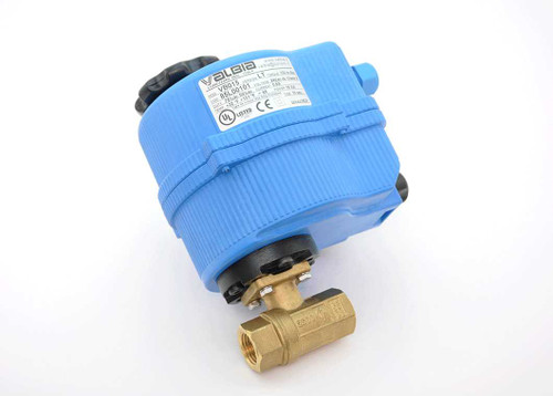 1/4" Bonomi 8E064 - 2 Piece, Brass, Ball Valve & Electric Actuator