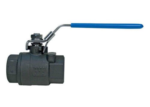 3/8" Bonomi 600LL - Ball Valve, Full Port, Carbon Steel, FNPT Threaded, 2 Piece