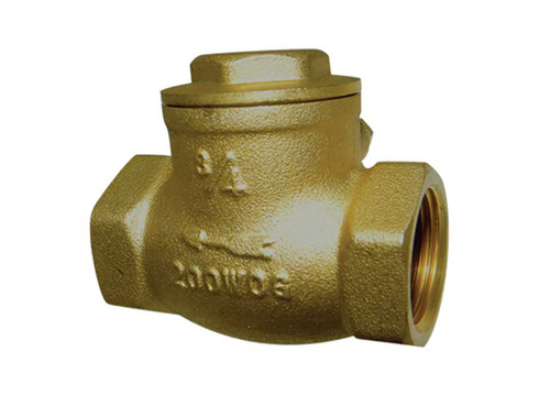 2" Red White Valve 246AB - Lead Free, Brass, Swing Check Valve