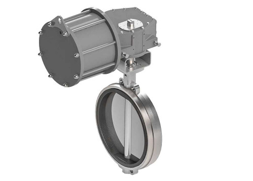 18" Max-Air 180-650-479-D8230-MA - Wafer Style Butterfly Valves, Double Acting Pneumatic, Stainless Steel Body, Polished Stainless Steel Disc, EPDM Seat