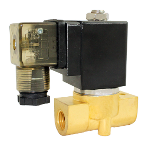STC 2W040- 3/8" NPT Solenoid Valve, Brass Body, 2-Way, Normally Closed