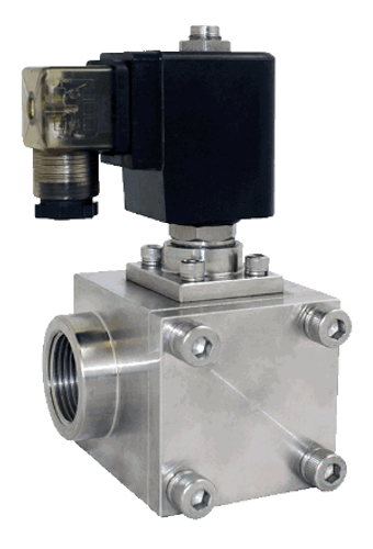 STC 2E150- 1/2" High Pressure, Solenoid Valve 2-Way, Normally Closed, Pilot Piston