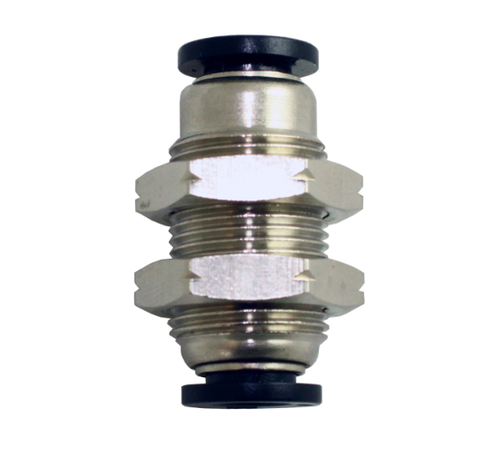 STC BU 3/8" K Bulkhead Union- Push-In Air Fitting, 0-180 psi