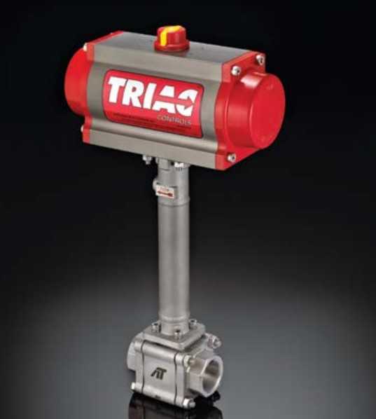 1" Cryogenic Ball Valve Spring Return, Stainless Steel, NPT, Full Port