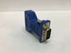 DVI Female to HD15 VGA Male Video Adapter 26957 Cables to Go Blue