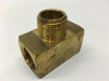 Pipe Tee 12-12-12 130425 PRA Brass Fittings Female Pipe 1",  Male Pipe 1”