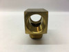 Pipe Tee 12-12-12 130425 PRA Brass Fittings Female Pipe 1",  Male Pipe 1”