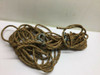 50 ft. Synthetic Fiber Rope With Hook WLL 1-Ton 1/2" Lot of 2