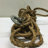 50 ft. Synthetic Fiber Rope With Hook WLL 1-Ton 1/2" Lot of 2