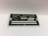 Mount Telescope Identification Plate 11727863 Aluminum Alloy