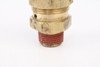 3/8" Brass Pipe to Hose Straight Adapter 12281