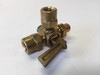 3/4" Plug Cock 1400CJ Anderson Brass Copper Alloy