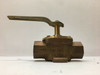 2 in. Brass Ball Valve 3-way Quality Controls 300 3-Way Valve