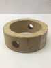 Round Shaft Collar - Tan 7" OD x 5" ID x 2.5" Thick Steel