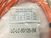 5-Meter Fiber Optic Patch Cable LC-LC-50/125-5M Multimode - Orange