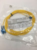 7-Meter Fiber Optic Patch Cable LCSC09DYE7PV LC/UPC-SC/UPC Single-Mode G652D PVC