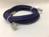 3 m. RJ45 Cat 5e Cable (Lot of 9) 490-0354-001 Net Optics Purple, Straight-thru