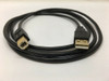 6 ft. USB 2.0 Gold Cable U022-006 Tripp Lite A (Male) / B (Male) Black