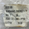 Gladhand Emergency  Air Brake Coupler 2035180 Oshkosh