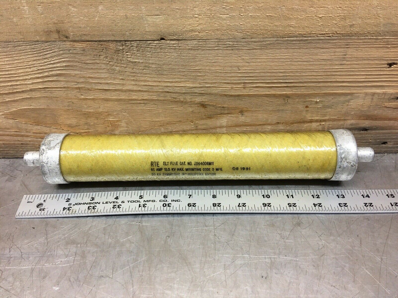 RTE ELX 3564006M11M Current Limiting Fuse 15.5kV 6C Amp Medium Voltage
