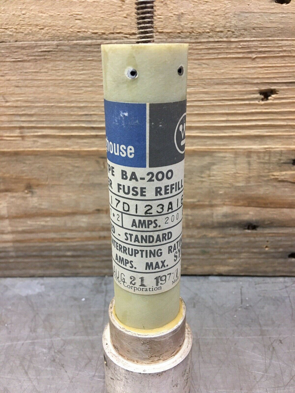 BA-200 Power Fuse Refill 117D123A16 Westinghouse 7.2kV, 200 Amps