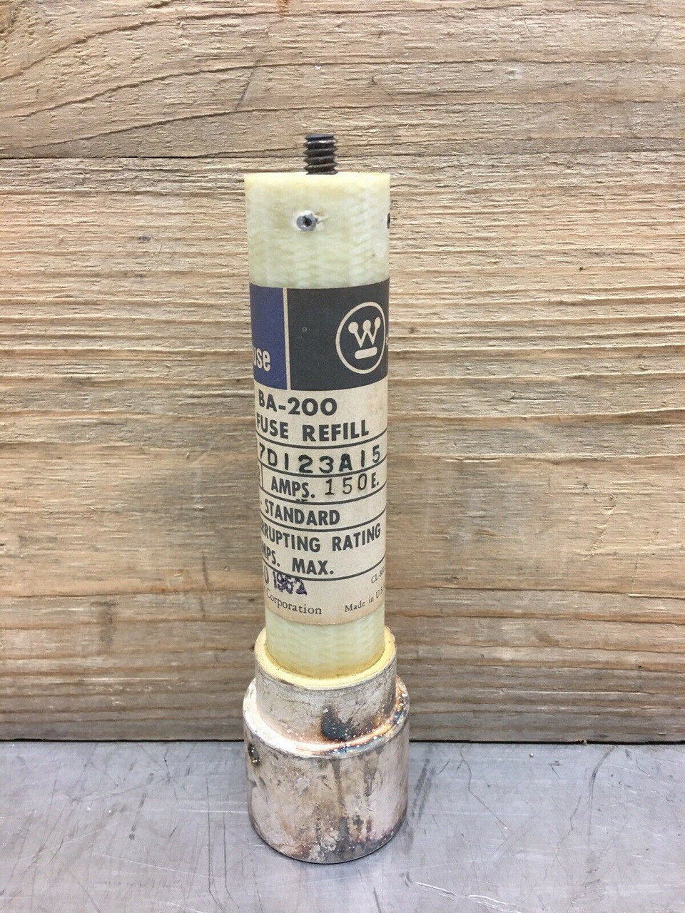 BA-200 Power Fuse Refill 117D123A Westinghouse 7.2 KV, 150E Amps