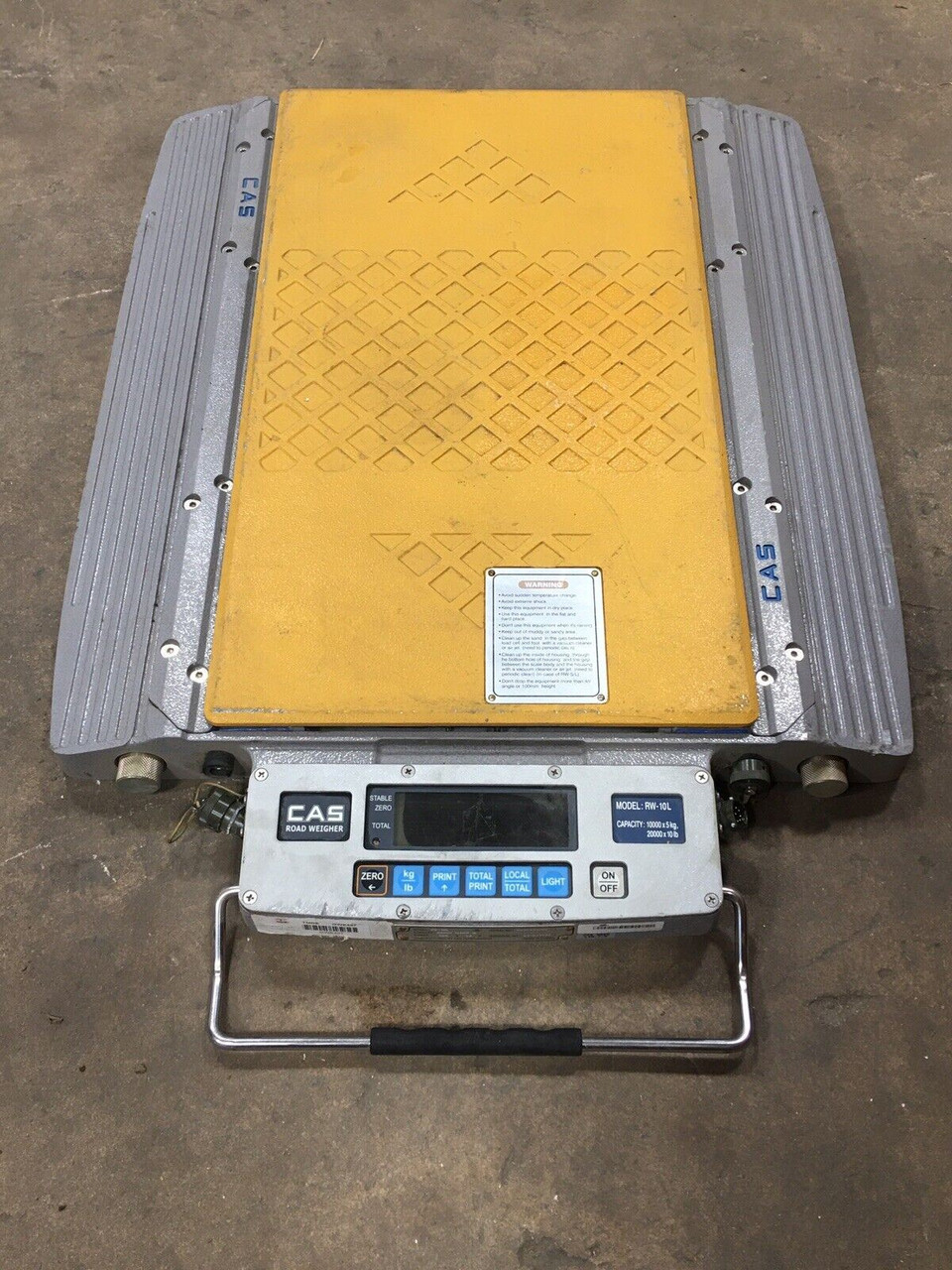 Portable Wheel Weighing Scale RW-10L CAS 20000 lb x 10 lb