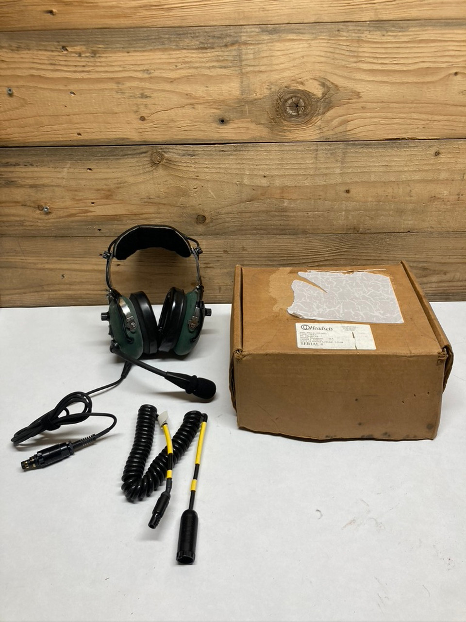 Peltor Stereo ANR Military Aviation Microphone Headset EM-001-AP Headsets