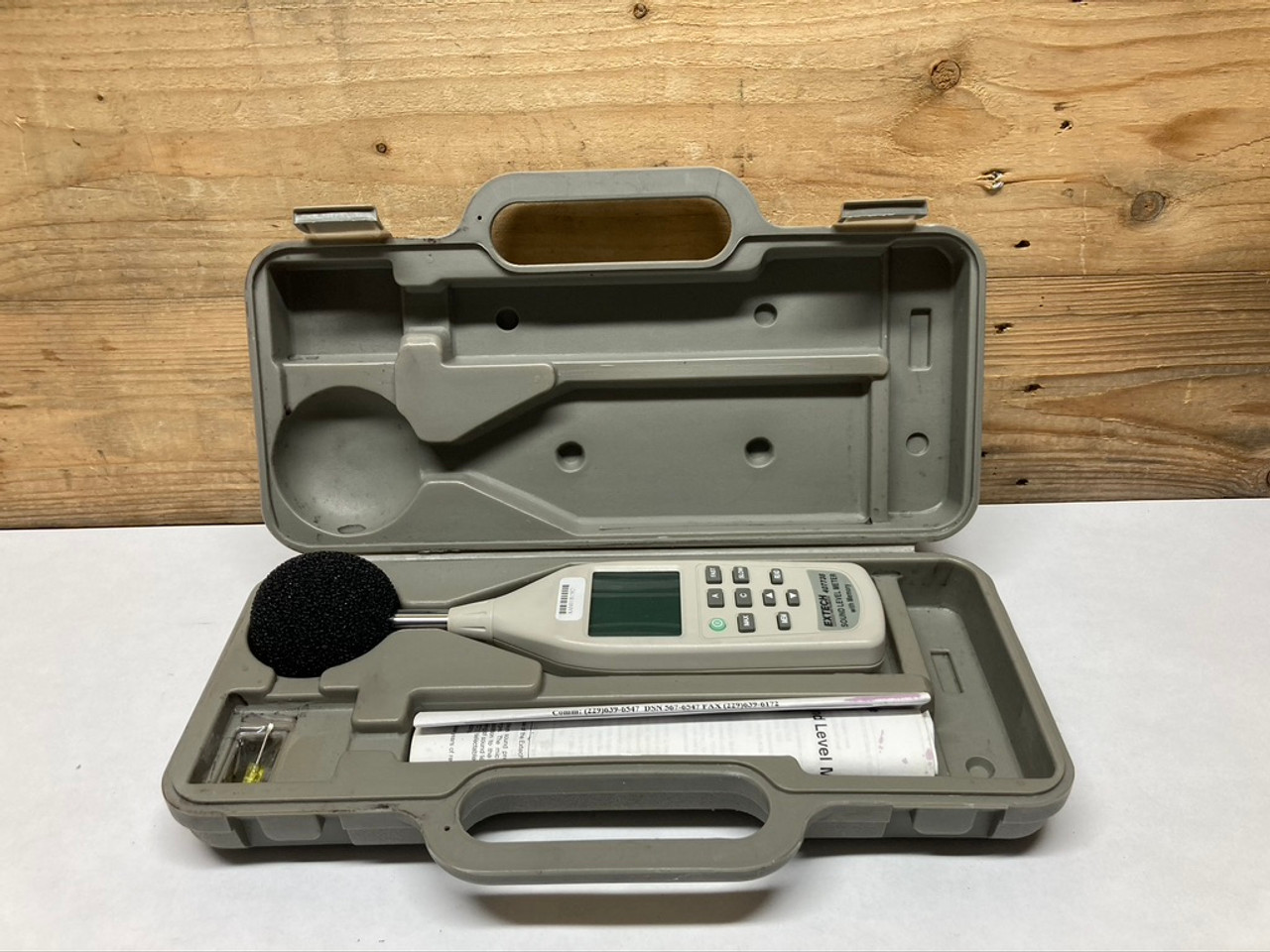 Digital Sound Level Meter Model 407738 Extech Instruments