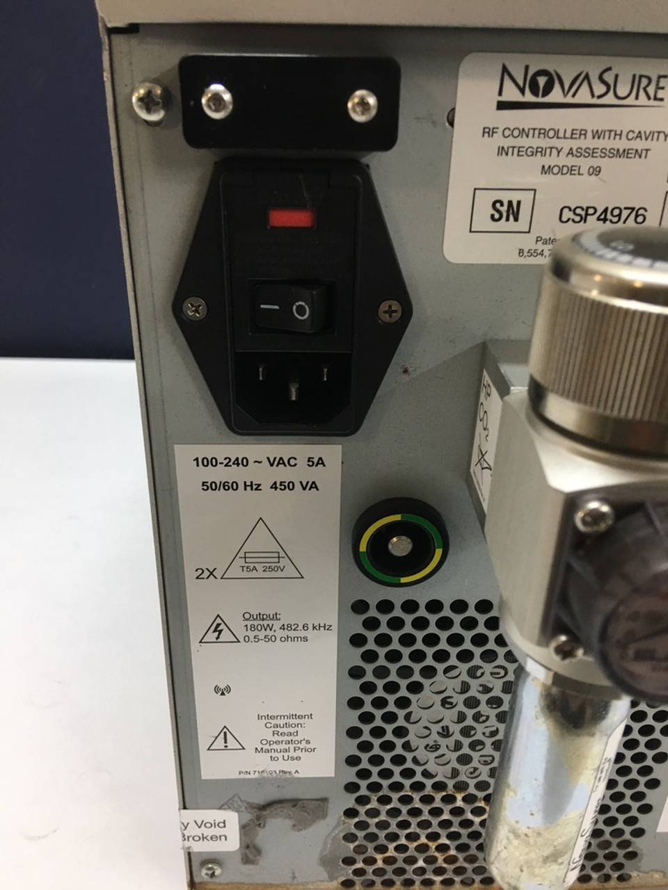 NovaSure Model 09 RF Controller w/ Cavity Integrity Assessment