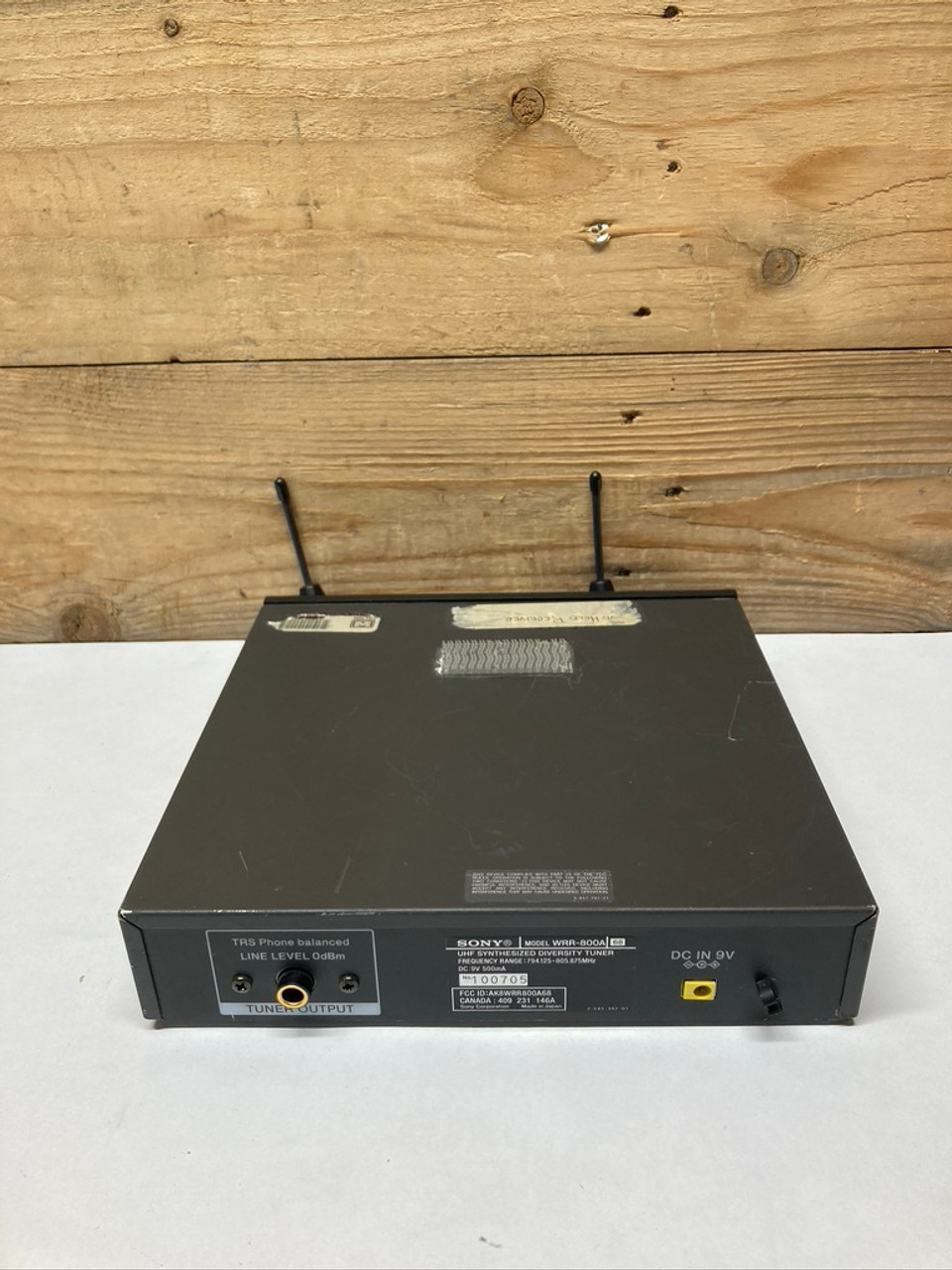 UHF Synthesized Wireless Diversity Tuner WRR-800A Sony