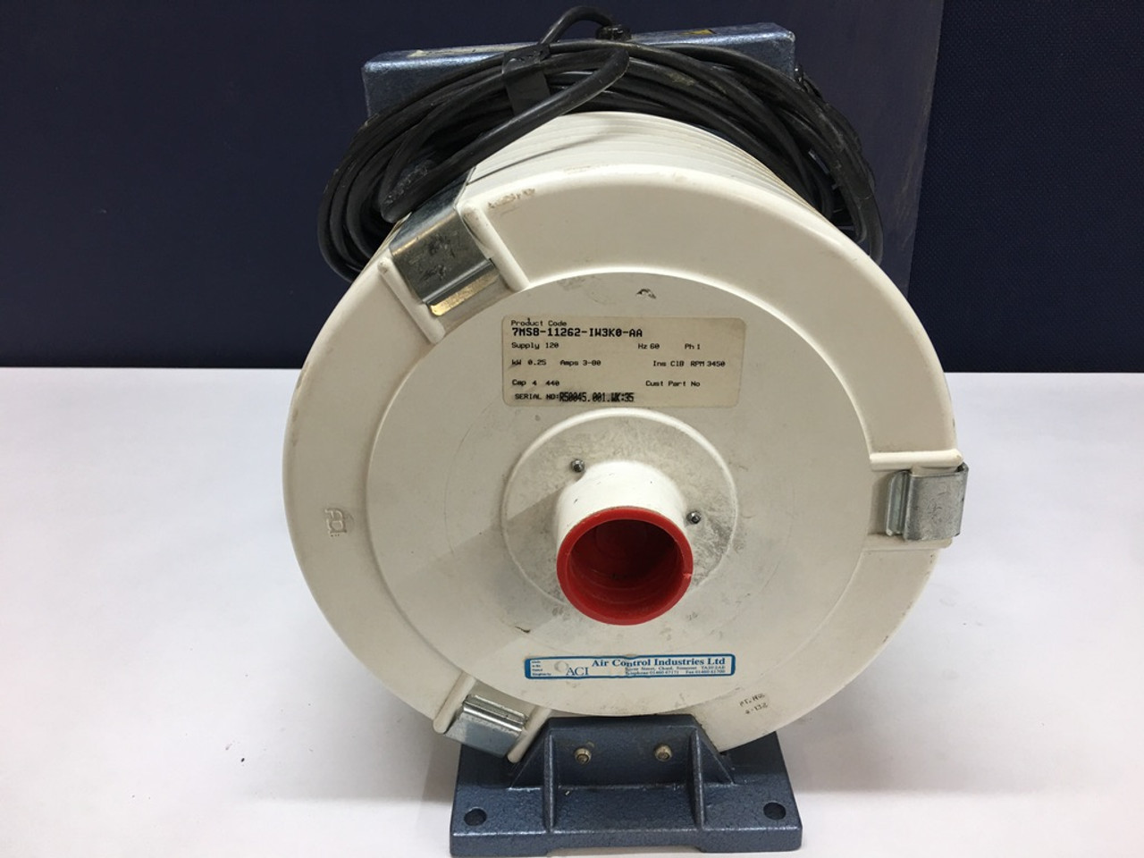 AC Motor with Mounting Bracket 7MS8-11262-IW3K0-AA Air Control Industries