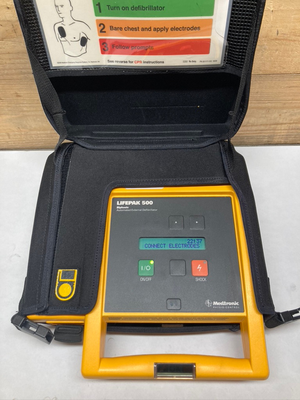 Lifepak 500 Automated External Defibrillator 3011790-001129 Physio-Control
