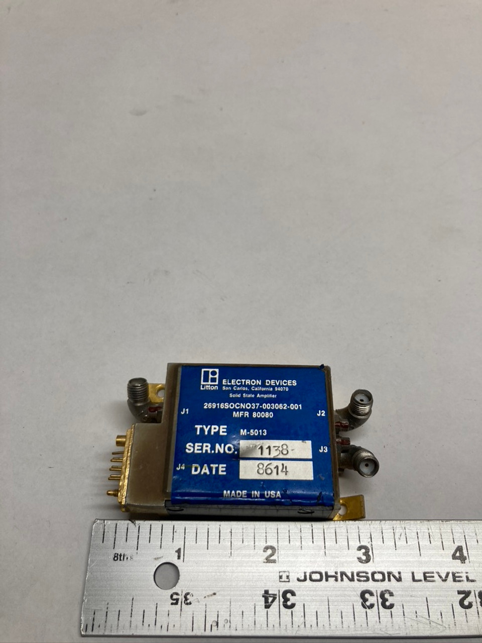 Type M-5013 Solid State Amplifier 37-003062-001 Litton Electron Devices