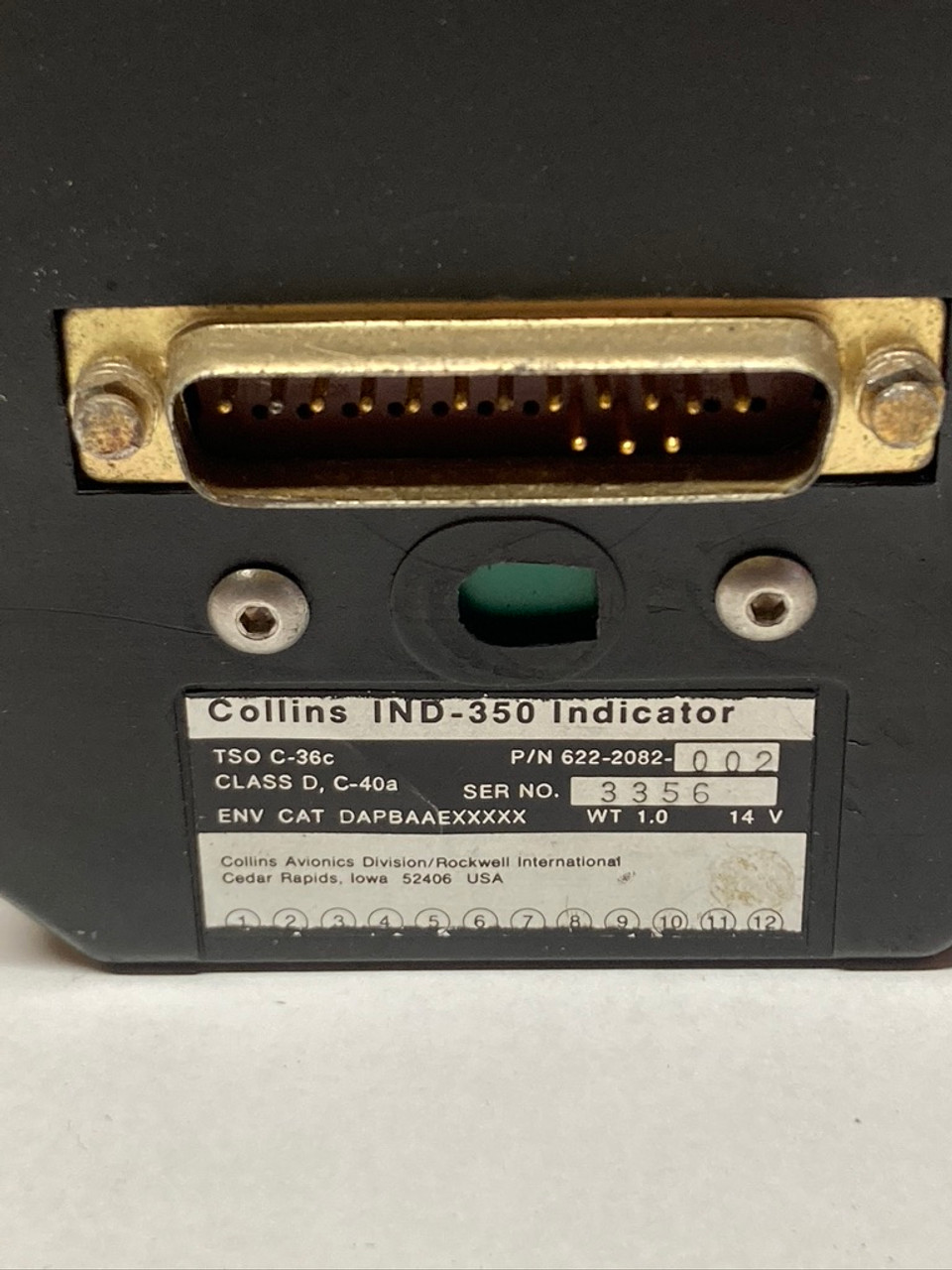 IND-350 Indicator 622-2082-002 Collins