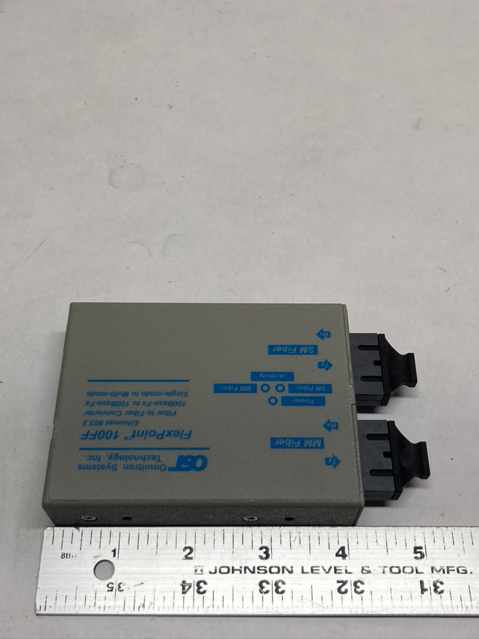 Flexpoint 100FF Single-Mode to Multimode Fiber Media Converter 4411 Omnitron