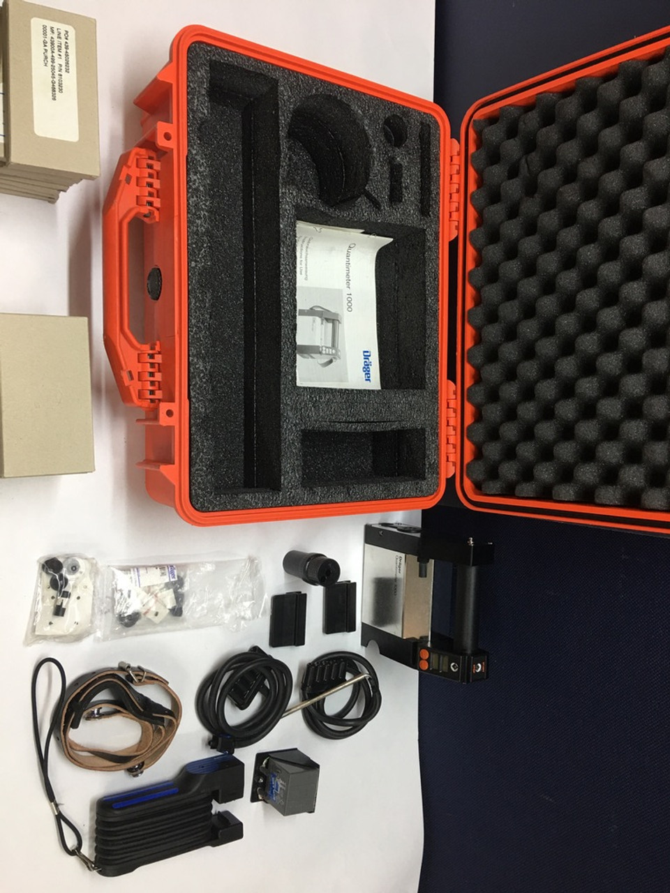 Dräger Quantimeter Model 1000 Gas Detection Unit/Accuro Pump CDS Kit