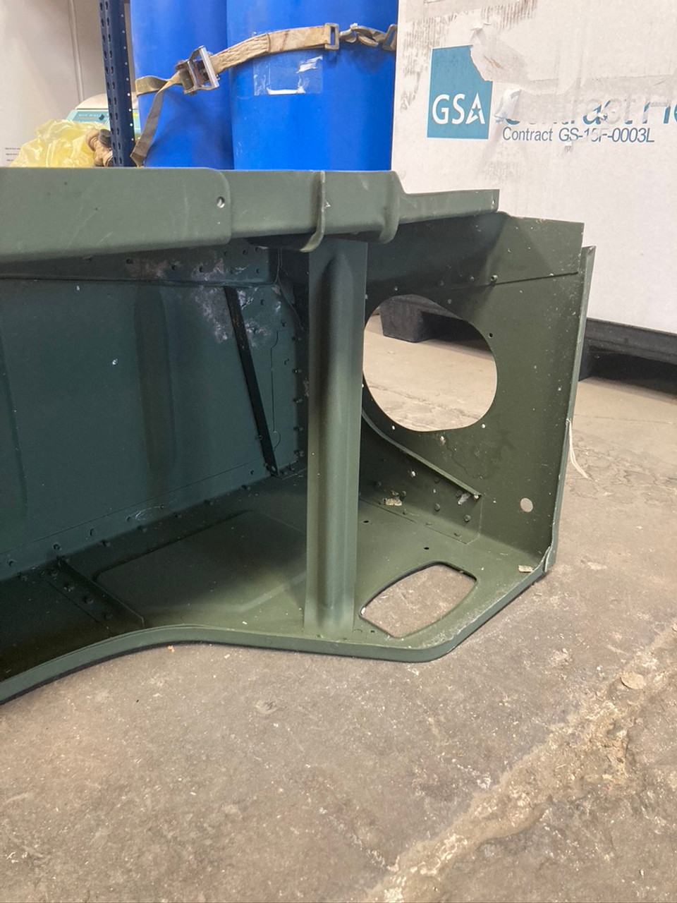 Vehicular Right Rear Fender 12339707-1 OD Green Hmmwv Humvee Hummer H1 M998